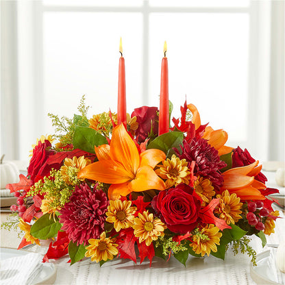 Autumn's Embrace Centerpiece –  Flowers Of Naples, Naples FL