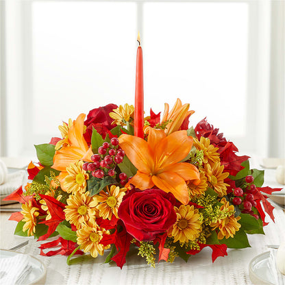 Autumn's Embrace Centerpiece –  Flowers Of Naples, Naples FL