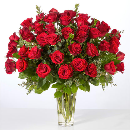 Forever Yours Fifty Stem Red Rose Bouquet –  Flowers Of Naples, Naples FL